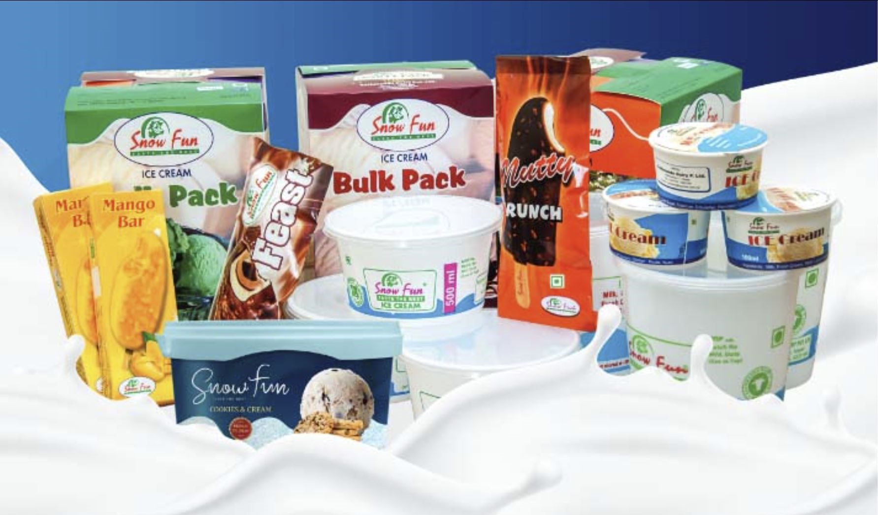 Snowfun Ice Cream Range