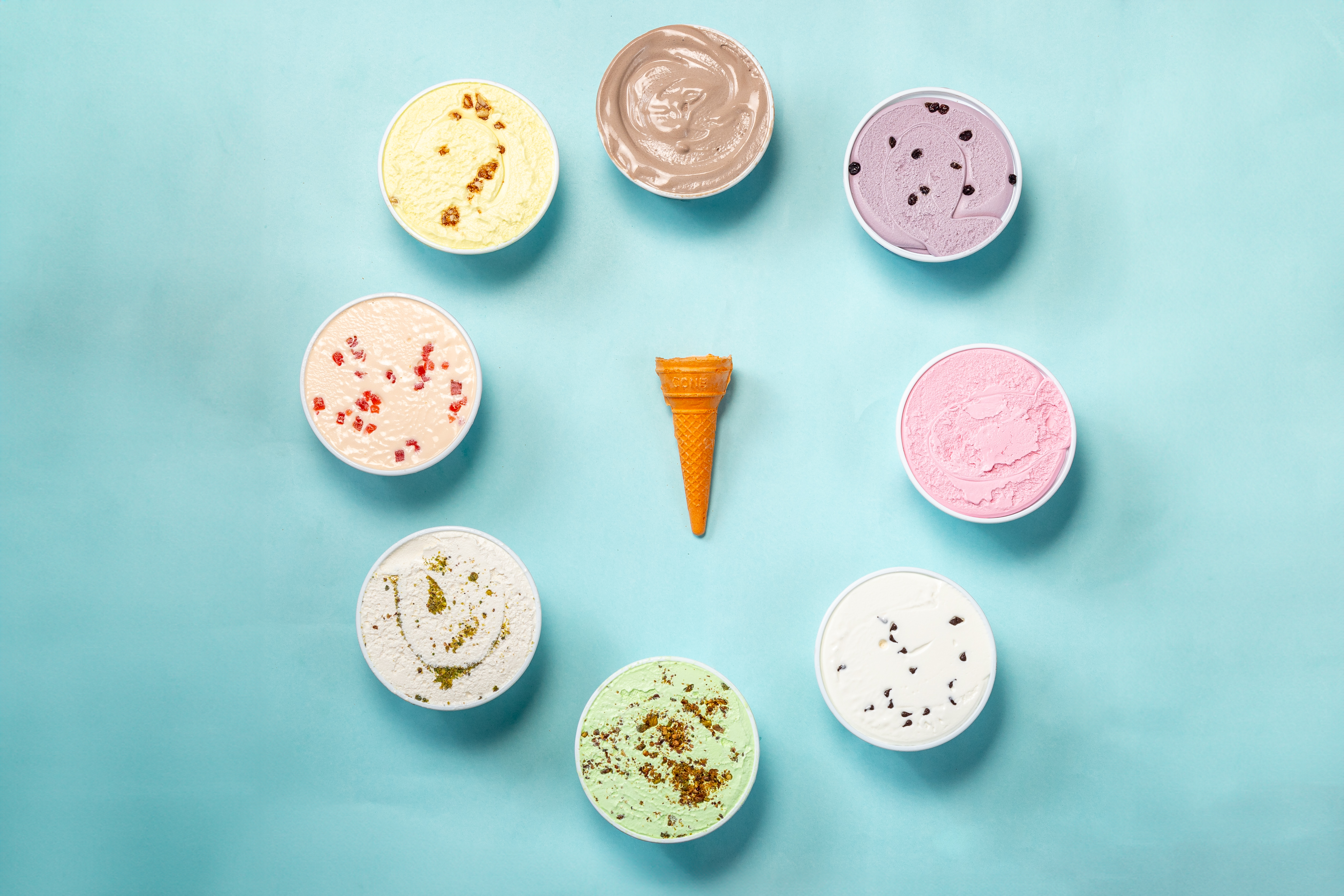 SnowFun ice cream cones variety